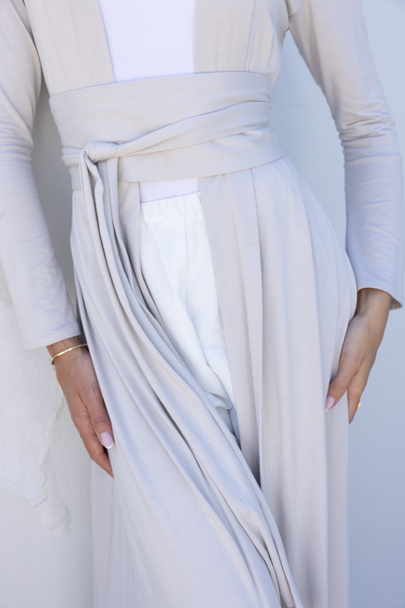 Namara Maxi Cardigan- Oyster