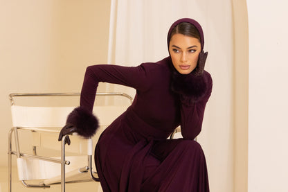 Bloom Maxi Dress - Plum