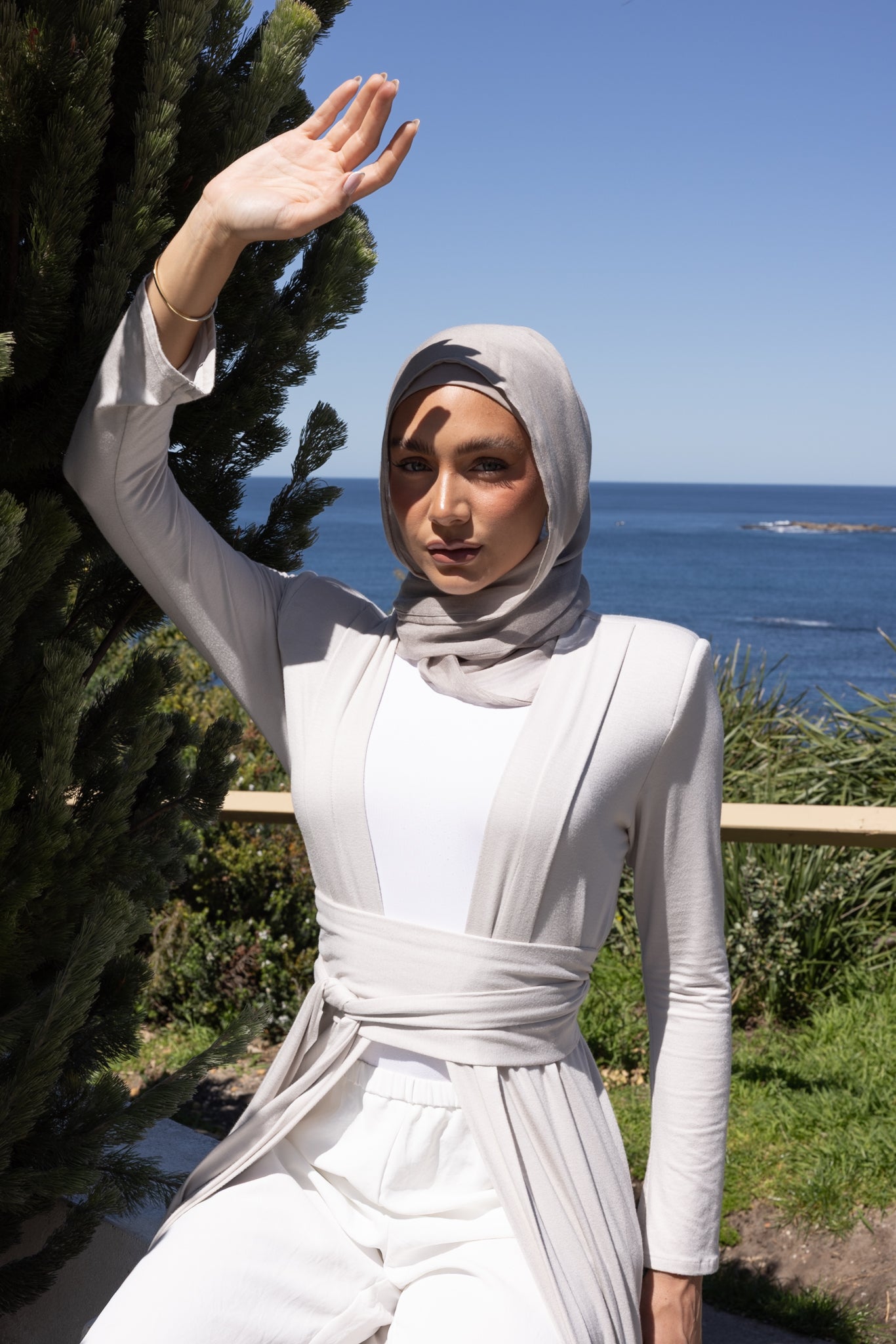 Namara Maxi Cardigan - Oyster