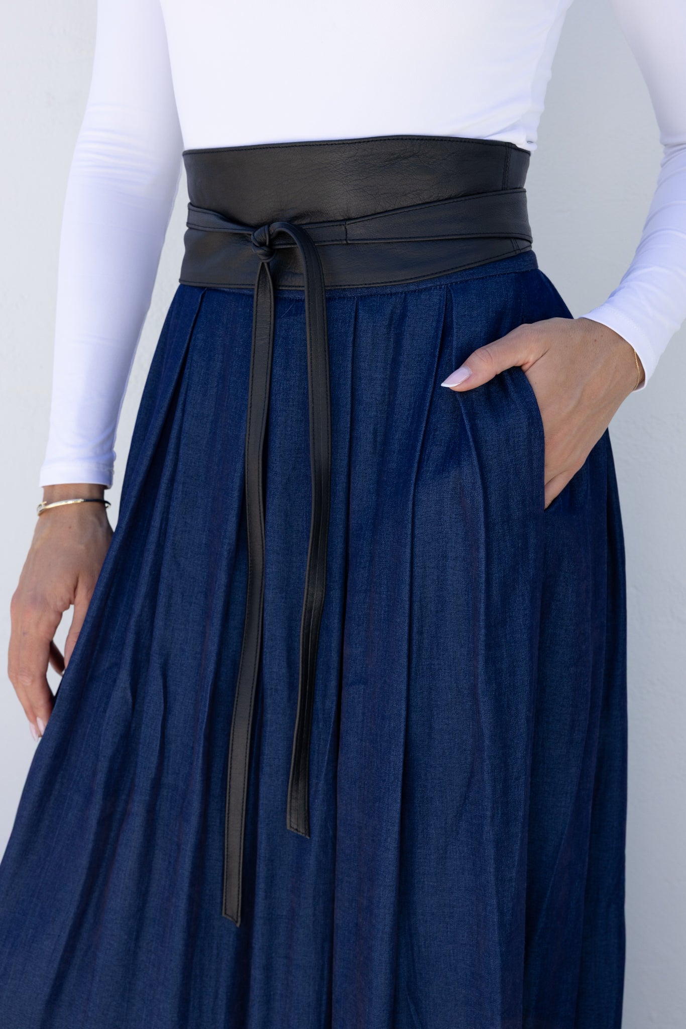 Namara Leather Wrap Belt