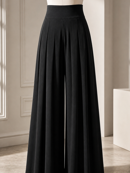 Oasis Pleated Pants- Black