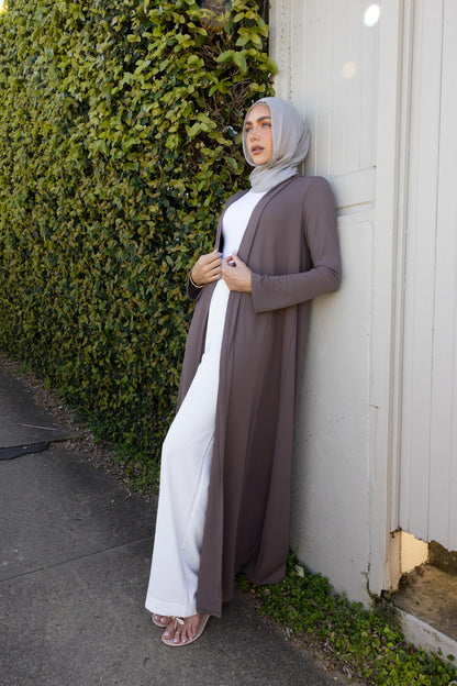 Namara Maxi Cardigan- Mocha