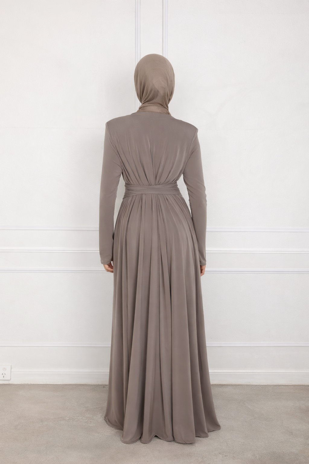 Namara Maxi Cardigan - Taupe