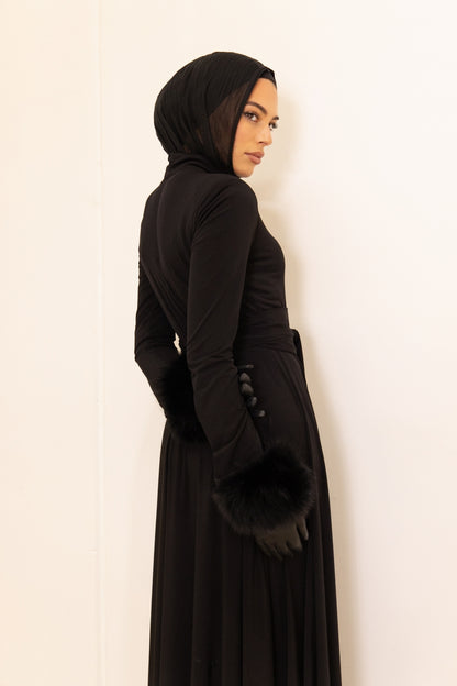 Bloom Maxi Dress - Black