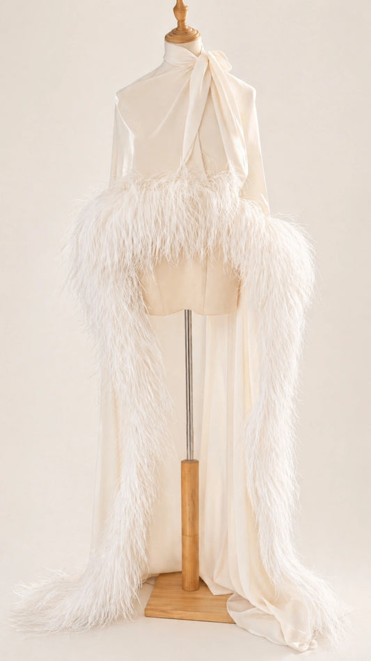 Namara Feather Cape