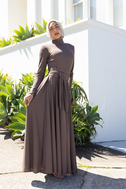 Bloom Maxi Dress - Mocha