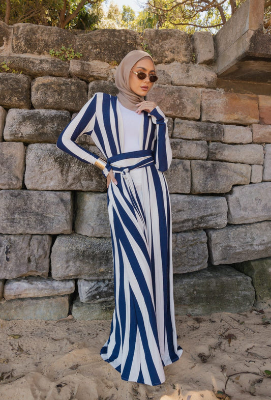 Namara Maxi Cardigan - Stripe