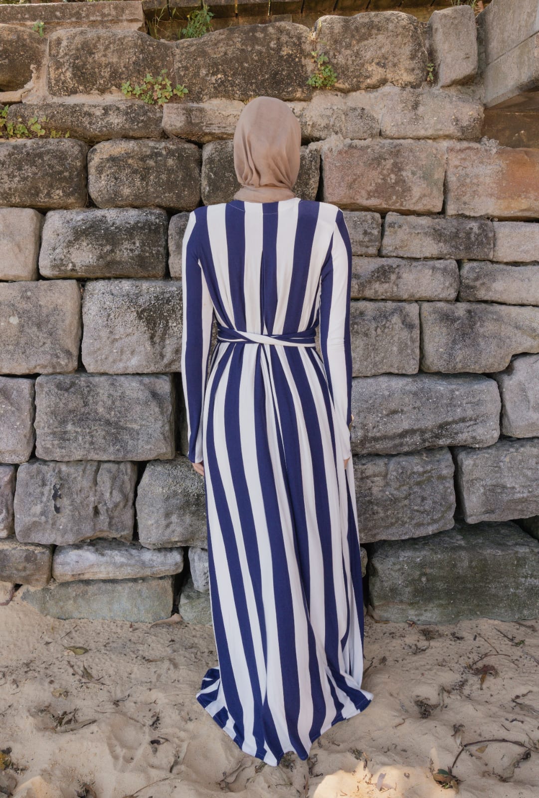 Namara Maxi Cardigan - Stripe