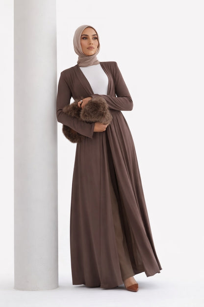 Namara Maxi Cardigan - Mocha