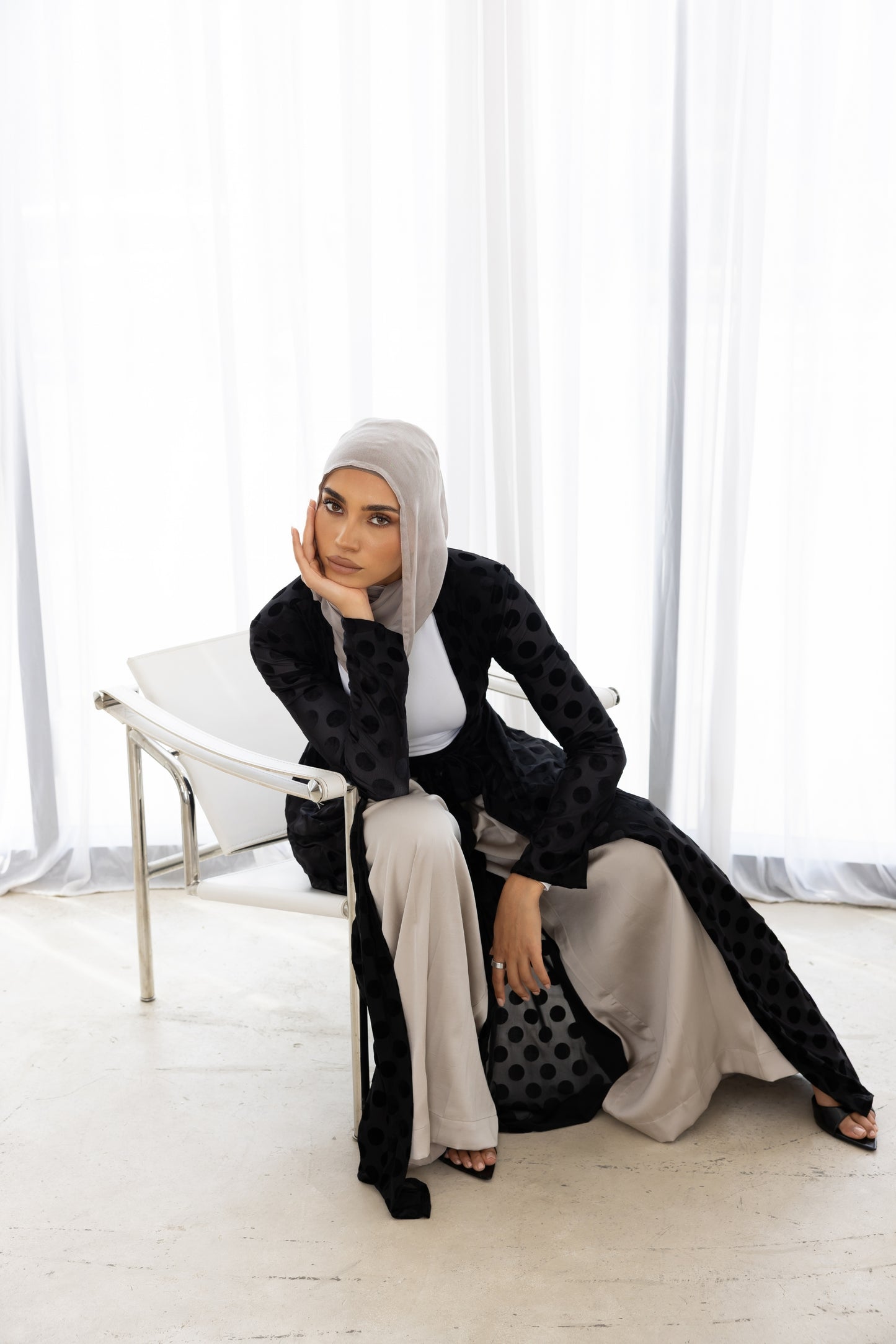Namara Maxi Cardigan - Polka Dot