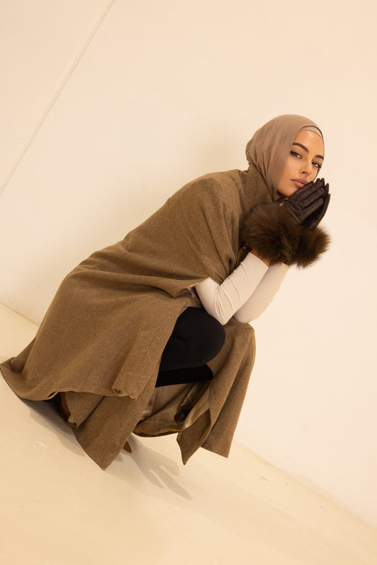 Studio Herringbone Cape