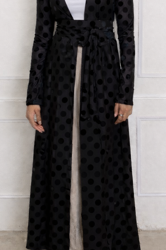 Namara Maxi Cardigan - Polka Dot