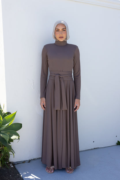 Bloom Maxi Dress - Mocha