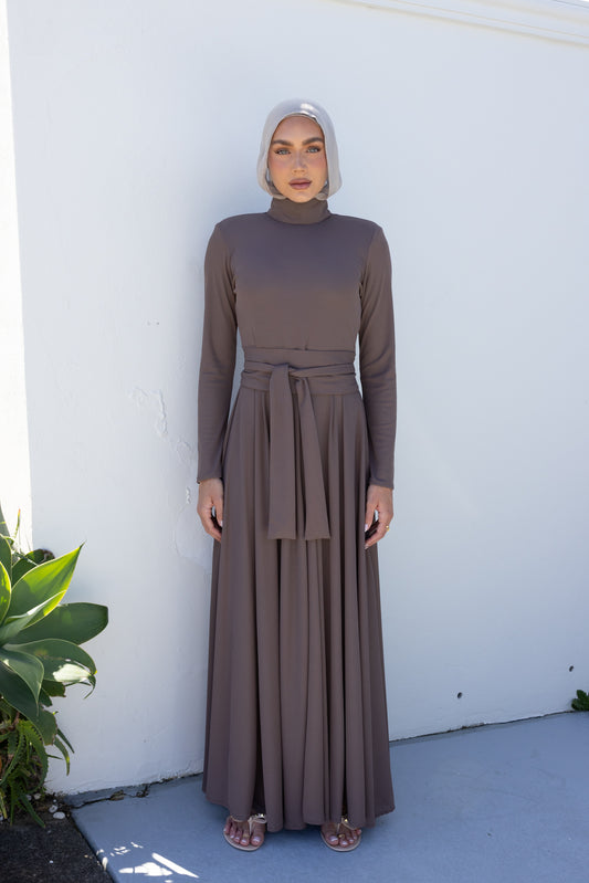 Bloom Maxi Dress - Mocha