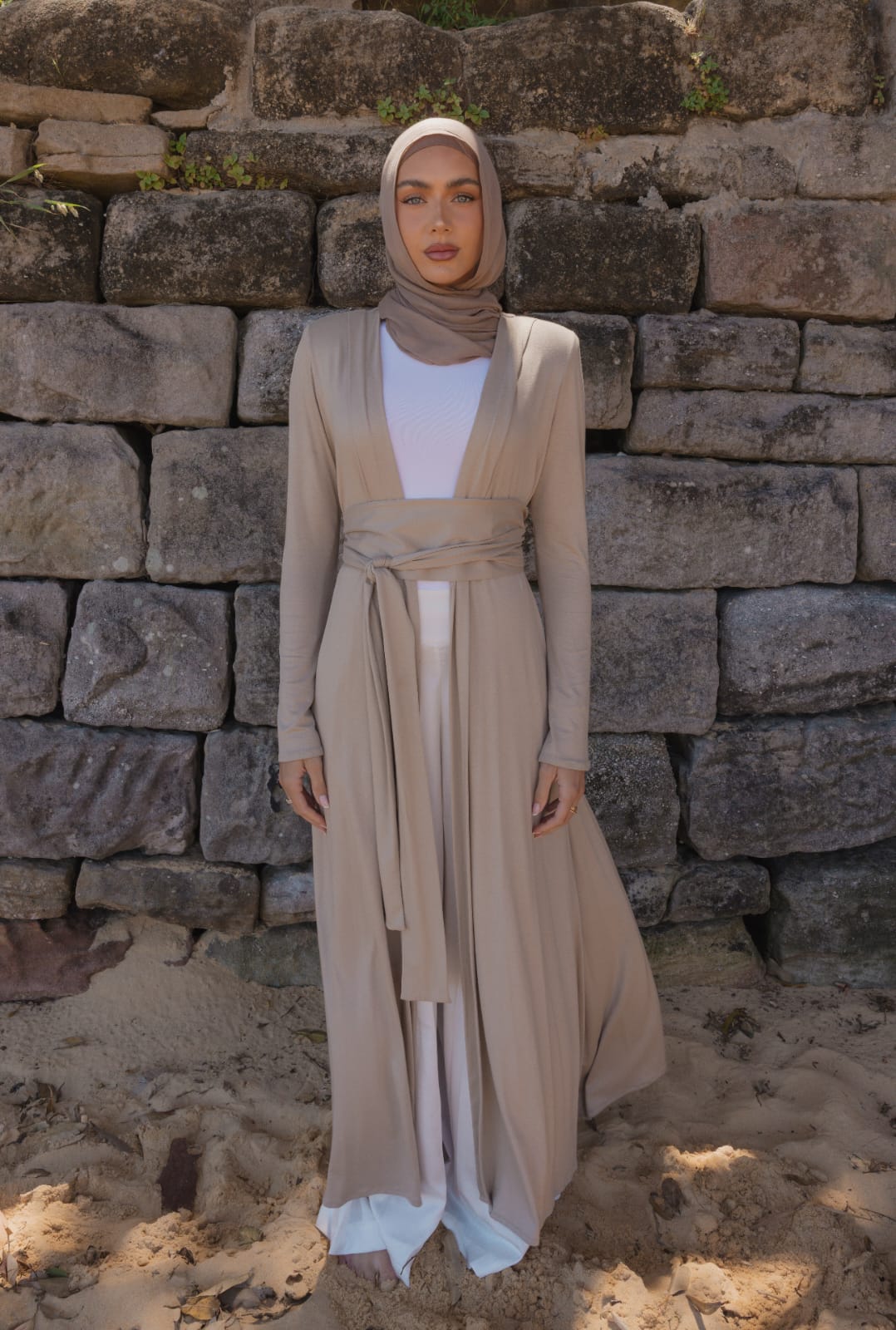 Namara Maxi Cardigan - Sand