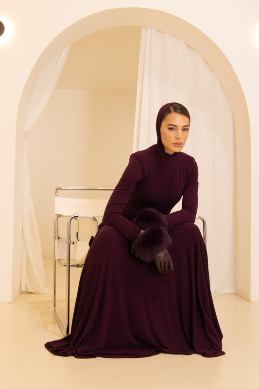 Bloom Maxi Dress - Plum