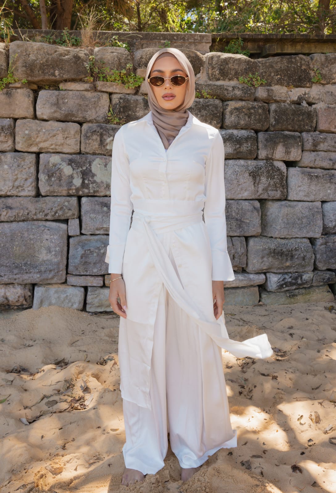 Pearl Belted Shirt