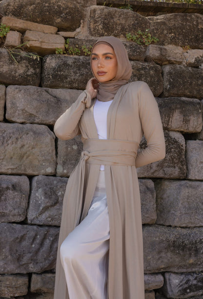 Namara Maxi Cardigan - Sand