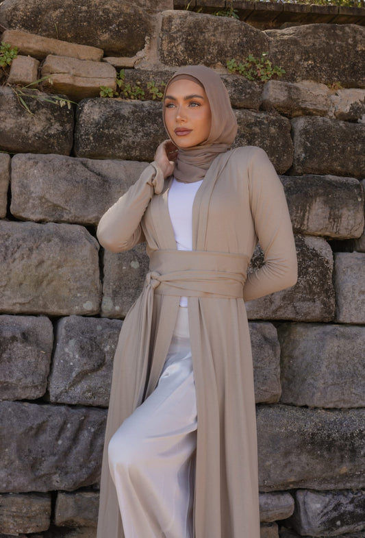 Namara Maxi Cardigan - Sand