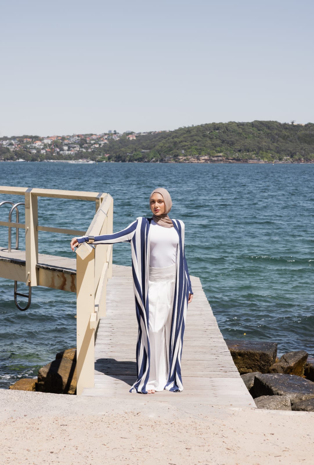 Namara Maxi Cardigan - Stripe