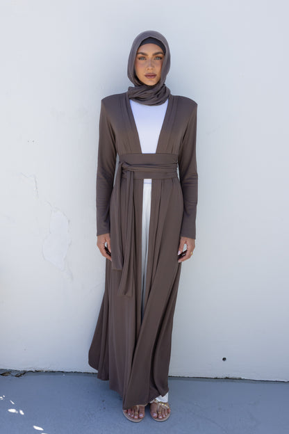 Namara Maxi Cardigan- Mocha