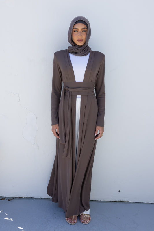 Namara Maxi Cardigan- Mocha